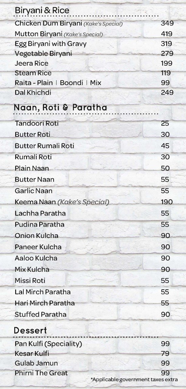 Kake Da Hotel - Bandra West - Mumbai image 2